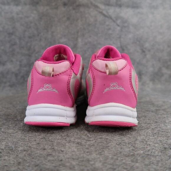 Disney Shoes Toddler 11 Sneaker Princess Pink Hearts Character Kids Girls Active - Picture 7 of 14